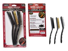 72 Bulk Wire Brush 3-Piece 8.5" Long