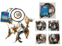 288 Bulk Dreamcatcher With Feathers And Beads