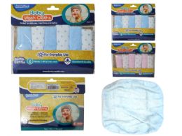 144 Bulk 6pc Baby Wash Cloths