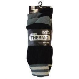 48 Bulk Mens Thermo Socks 3pk