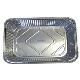100 Bulk Aluminum Pan 1/2 Size