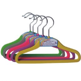 96 Bulk Hanger Velvet 2pk Kids