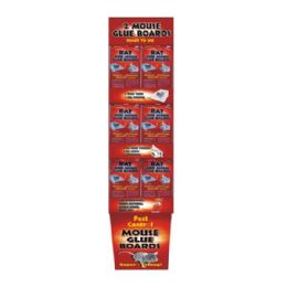 144 Bulk Pest Control Mouse Glue Board 2pk Floor Display