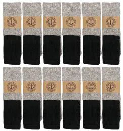 180 Bulk Yacht & Smith InsulateD-BooT-Socks - Cotton Terry Sole Thermal Tube Socks