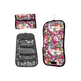 120 Bulk Hanging Cosmetic Bag In Assoerted Prints - Folds Up To Store!