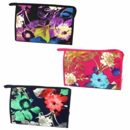 120 Bulk Large Cosmetic Bag In A Laminate Material In Assorted Prints And Colors