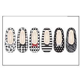 72 Bulk Ladies Slipper Socks Wtih FuR-Blk/wht Pack Sizes S-M, M-L