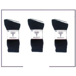 60 Bulk Mens Diabetic Crew 3 Pair Pack Ast Sizes 10-13