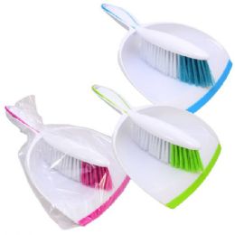 48 Bulk Dust Pan Set With Brush hd