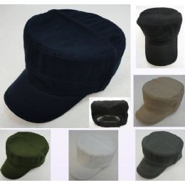 12 Bulk Cadet Hat [solid]--Cotton