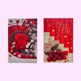 96 Bulk Valentines Gift Bag 21" X 13.75" X 5.5"