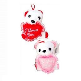 36 Bulk Valentines Bear W/'i Love You Heart'xz