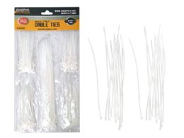 144 Bulk SELF-LOCKING CABLE TIE 250-Piece WHITE