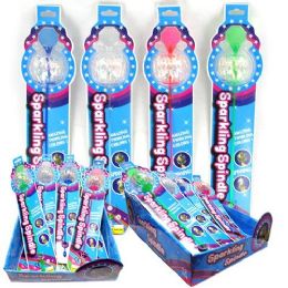 48 Bulk Sparkling Spindle Assorted Colors