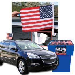 100 Bulk Dsd - Usa Car Flags 100 Per Display