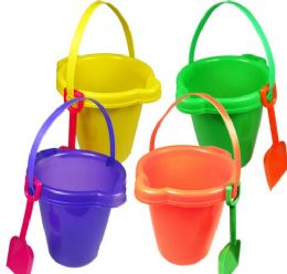 72 Bulk Sand Pail And Shovel Sets