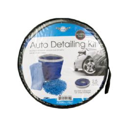 4 Bulk Car Wash Kit With Collapsible Bucket