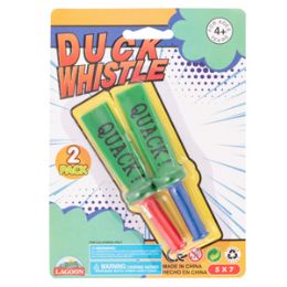 36 Bulk Duck Whistles 2 Piece Set