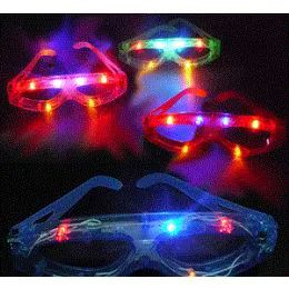 12 Bulk Flashing Eyeglasses