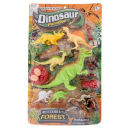 36 Bulk Dinosaur Paradise Play Set - 12 Piece Set