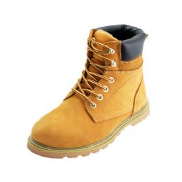12 Bulk Men's 6 Inches Leather Work Boots