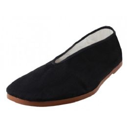 36 Bulk Men's Slip On V-Top Kung Fu/tai Chi Shoes