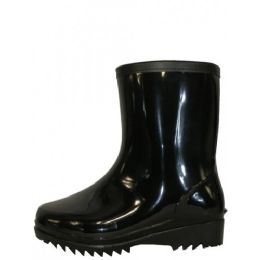24 Bulk Men's 8 Inches Angle Height Water Proof Soft Rubber Rain Boot