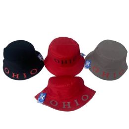 24 Bulk Ohio Reversible Bucket Hat