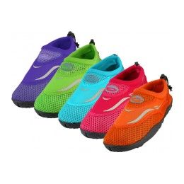 36 Bulk Girl's "wave" Water Shoe