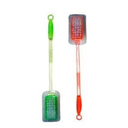 96 Bulk Bathroom Brush With Clear Handle