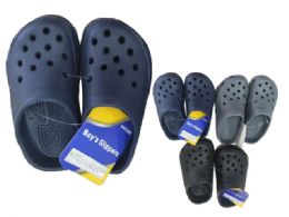72 Bulk Boy's Slippers