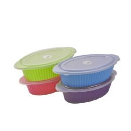 96 Bulk Oval Storage Cont. 2400ml