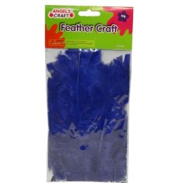 360 Bulk Feathers Royal Blue 11g