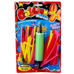 240 Bulk 30 Piece Balloon With Ball Pump