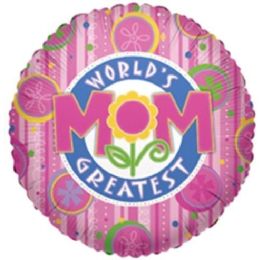 240 Bulk World Greatest Mom 18 Mylar Ballon