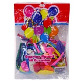 96 Bulk Quarter Pound Ballon Assorted
