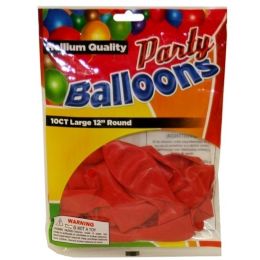 240 Bulk 10pc Standard Red Balloons
