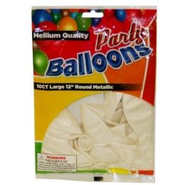 240 Bulk 10pc Pearlized White Balloons