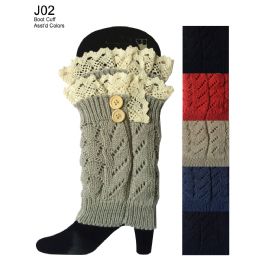 48 Bulk Lace Boot Cuff