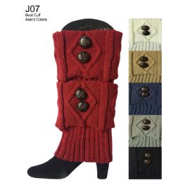 48 Bulk Button Design Boot Cuff