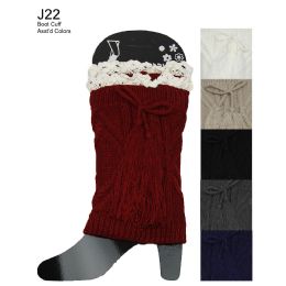 48 Bulk Lace Top Boot Cuff