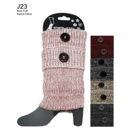 48 Bulk Button Design Boot Cuff