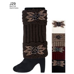 48 Bulk Embellished Boot Cuff