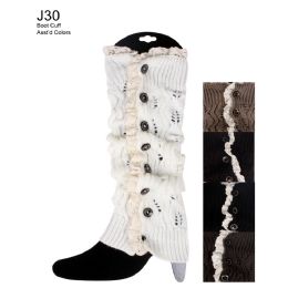 48 Bulk Lace Design Boot Cuff