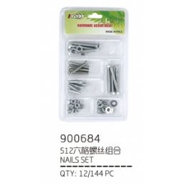 144 Bulk Bulk Screw Set of 6