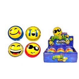 72 Bulk Smiley Face Magic Yo yo