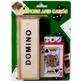 72 Bulk Dominoes Card Dices Set