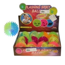 288 Bulk Spiky Ball W 2 Color And Light