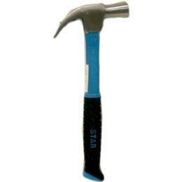 48 Bulk 16oz Fiberglass Hammer With Rubber Handle