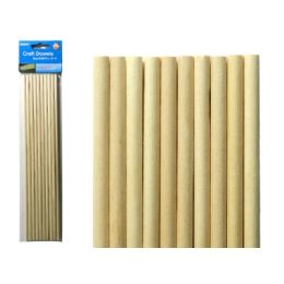 96 Bulk 10 Pieces Craft Wooden Dowel